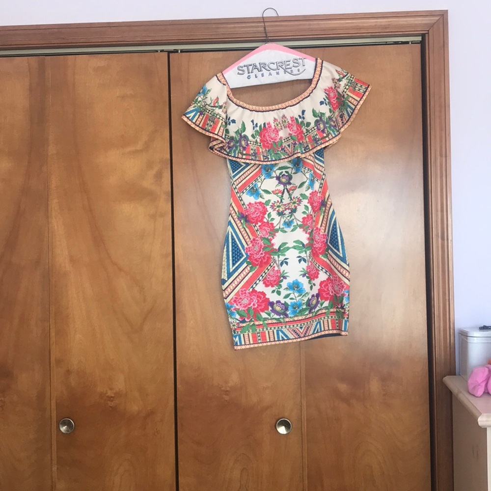 Off the shoulder mini